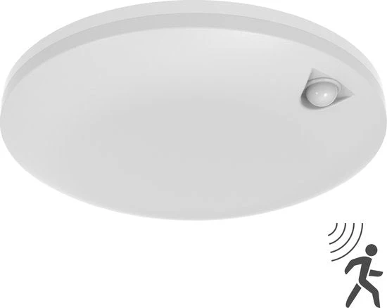 LED Deckenleuchte mit Sensor 16W 2880lm 3000/4000/6000K IP54 Weiß - LED's Light