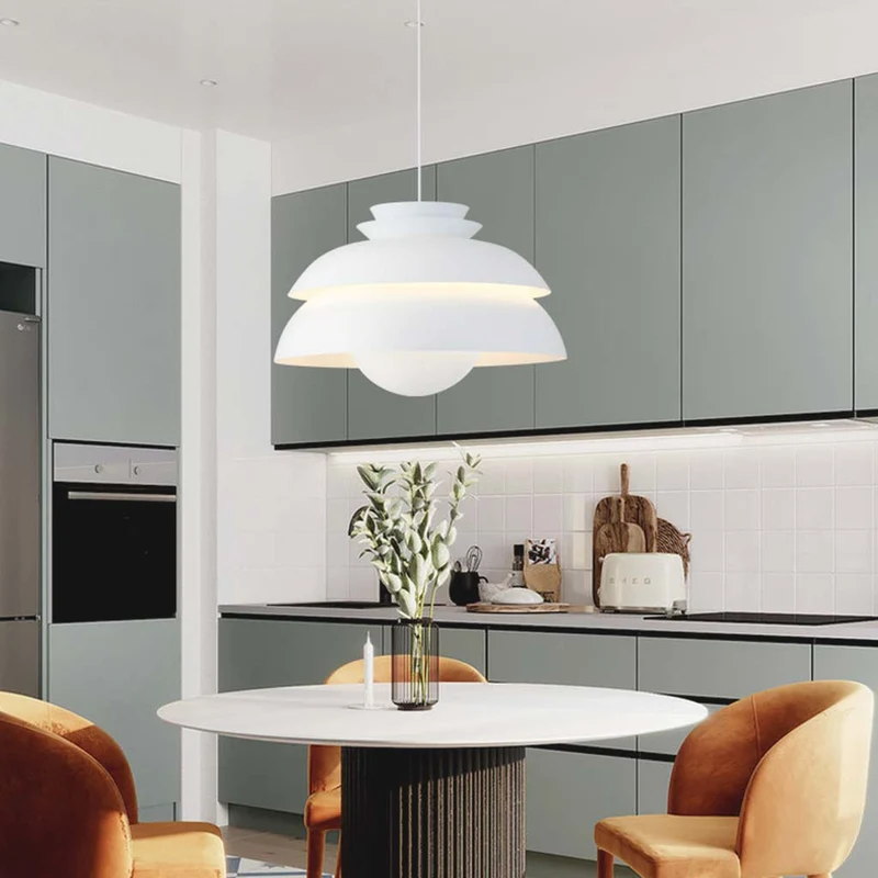 Pendant Light Nordic Minimalist with White Shade