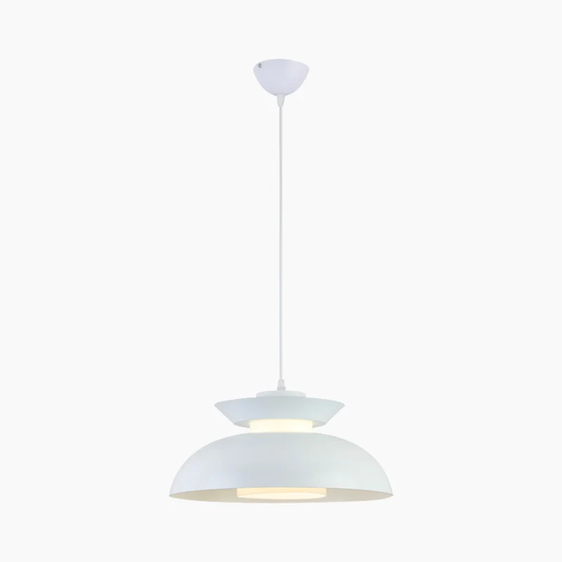 Pendant Hanging Light Macaron Aluminum String UFO Bowl Nordic, 5 Colors