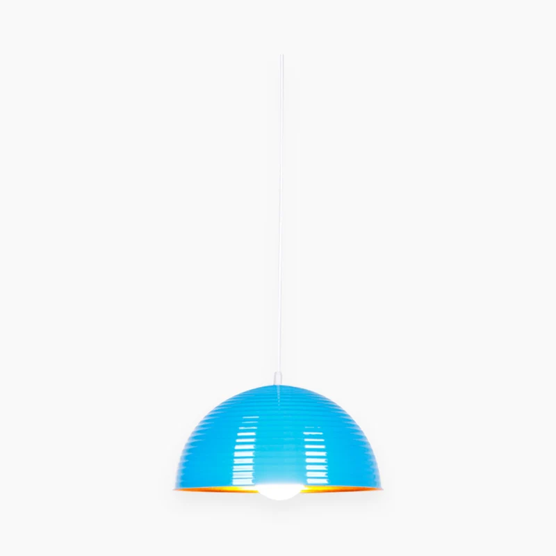 Pendant Light Pot Lid Metal Dome Minimalist for Kitchen/Dining Room, 6 Colors