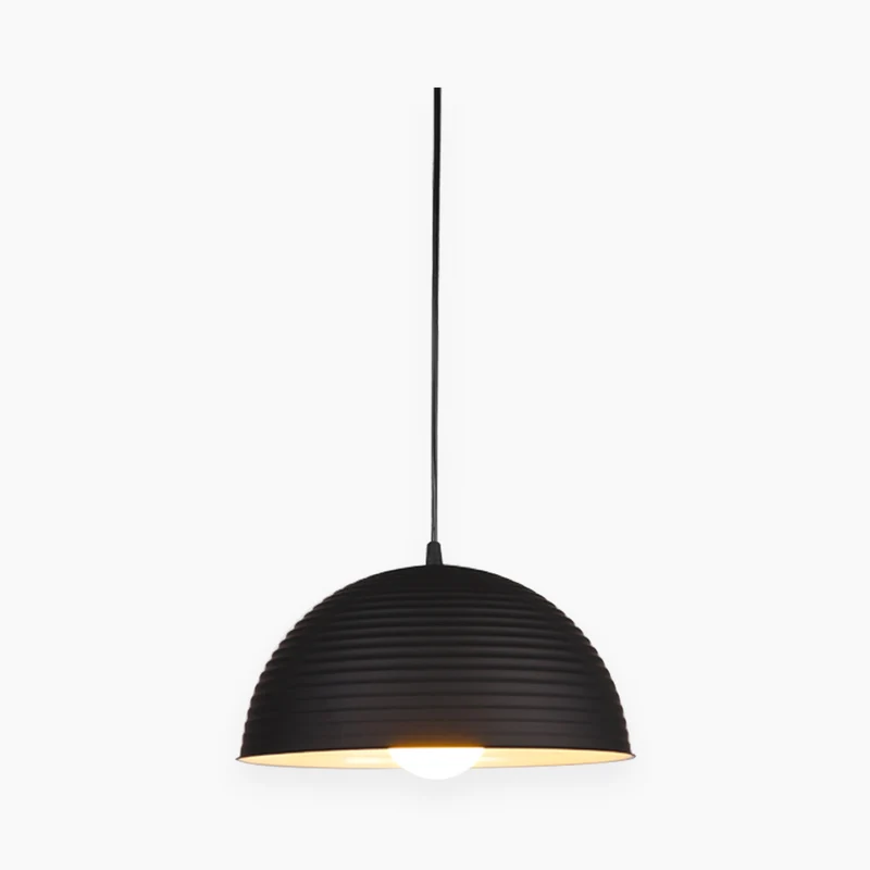 Pendant Light Pot Lid Metal Dome Minimalist for Kitchen/Dining Room, 6 Colors