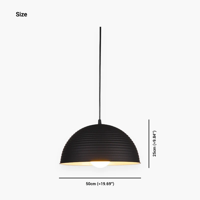 Pendant Light Pot Lid Metal Dome Minimalist for Kitchen/Dining Room, 6 Colors