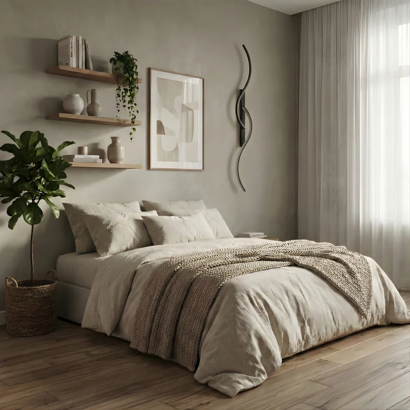Dekorative Wandleuchte Moderne Ästhetik – Wavy