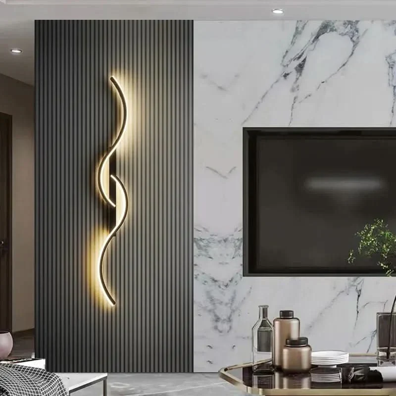 Dekorative Wandleuchte Moderne Ästhetik – Wavy