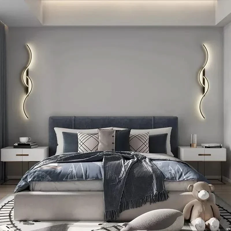 Dekorative Wandleuchte Moderne Ästhetik – Wavy