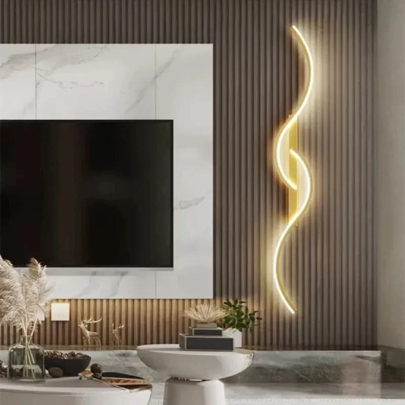 Dekorative Wandleuchte Moderne Ästhetik – Wavy