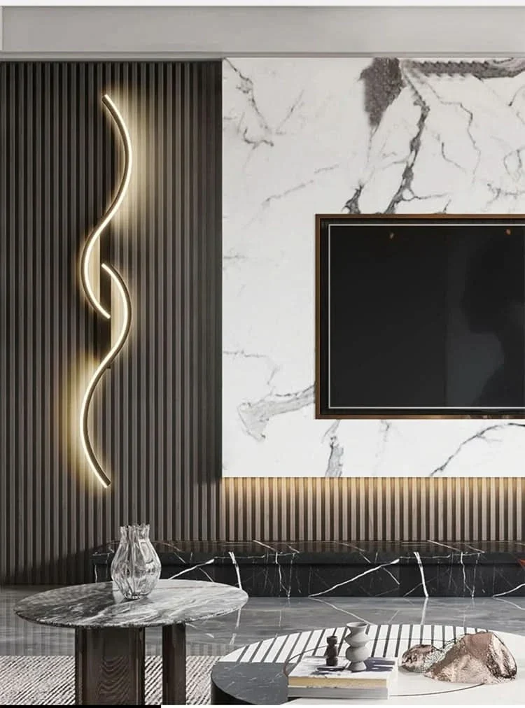Dekorative Wandleuchte Moderne Ästhetik – Wavy