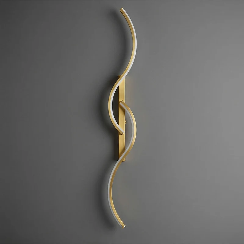 Dekorative Wandleuchte Moderne Ästhetik – Wavy