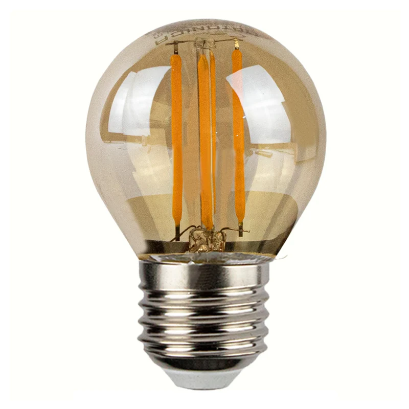 LED-Filament-Bernsteinlampe 4W G45 E27 Dimmbar - 2500K | Warmweiß