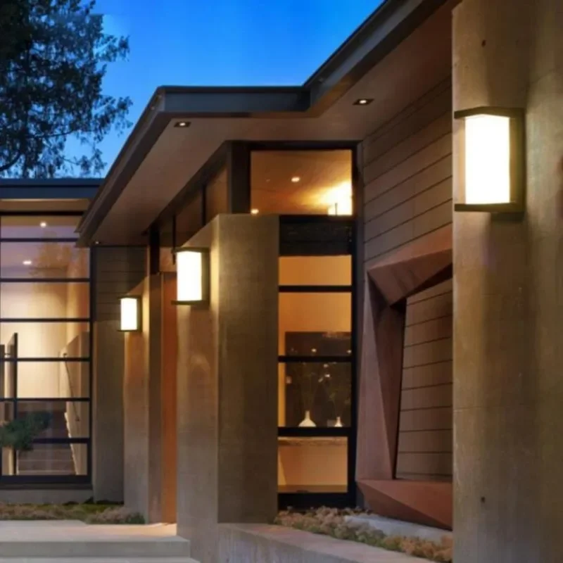 Moderne, widerstandsfähige und leistungsstarke Wandleuchte – Cubo
