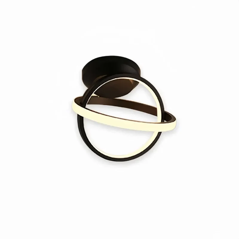 Moderne Deckenleuchte im Ringdesign für den Flur