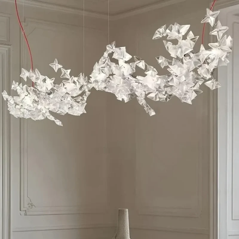 Moderner Kronleuchter mit floralem Design für das Esszimmer