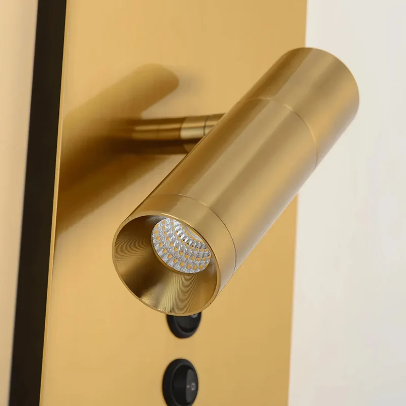 Moderne Wandstrahler aus Metall fürs Schlafzimmer