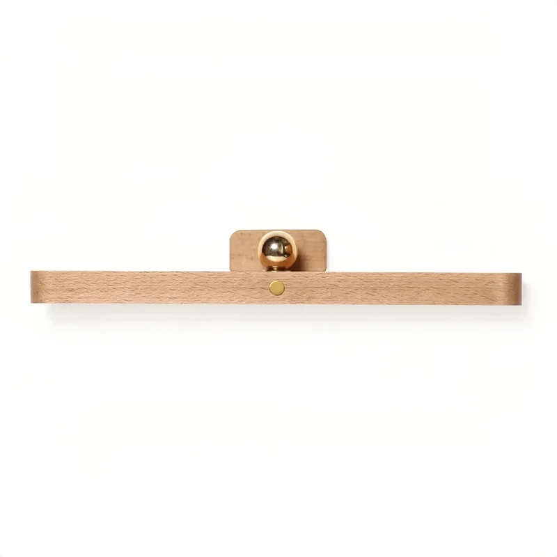 Kabellose Holz-Wandleuchte mit Akku & USB-Aufladung fürs Schlafzimmer