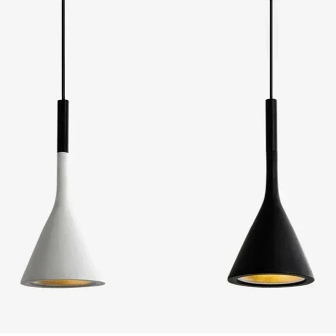 Konische Pendelleuchte aus Aluminium – Elancia