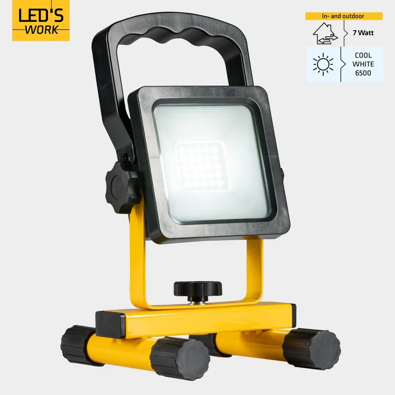 LED Wiederaufladbare Arbeitsleuchte 1200lm 6500K kaltweiß IP54 - LED's Work