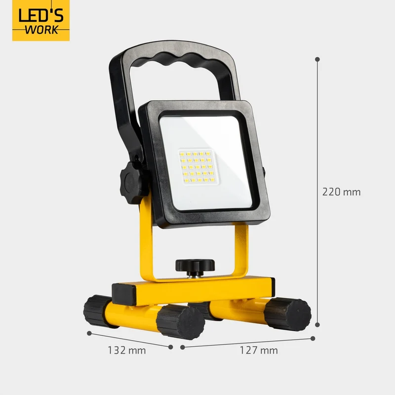 LED Wiederaufladbare Arbeitsleuchte 1200lm 6500K kaltweiß IP54 - LED's Work