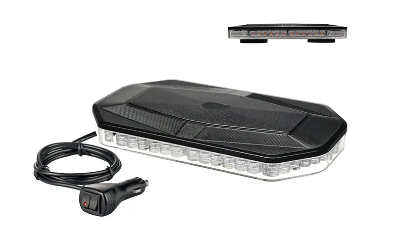 Mini-LED-Magnetlichtleiste mit 3 m Kabel und Zigarettenanzünderstecker / 290 mm