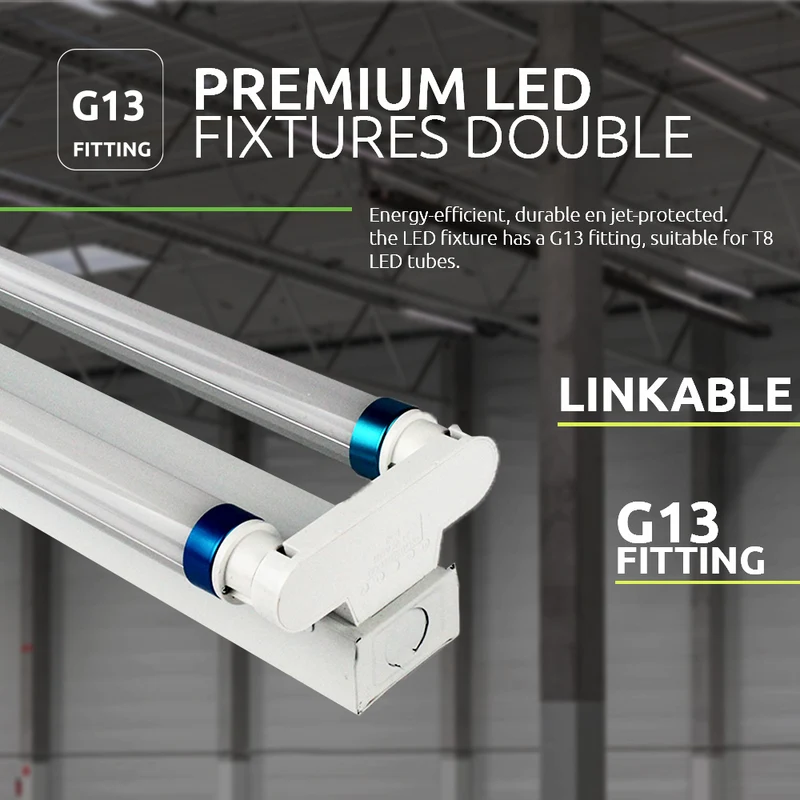 LED TL-Leuchte 120 cm (doppelt) | 5 Jahre Garantie