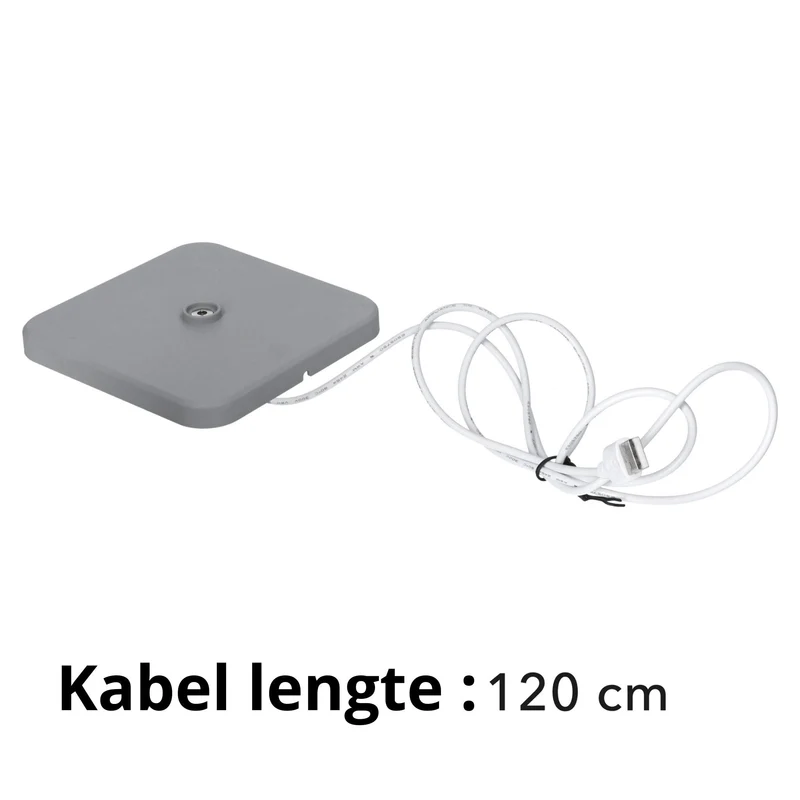 Akku LED-Tischleuchte grau dimmbar IP54 warm-neutral-kaltweiß Ladeschale - LED's Light