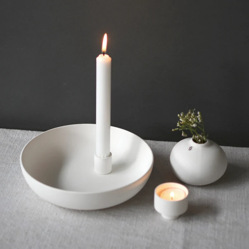 Storefactory LIDATORP Kerzenhalter white L