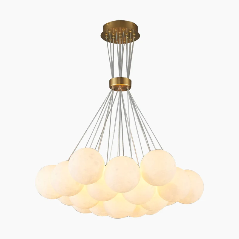 Bubble Chandelier Lighting Modern 3D Printed Balloon Globe Moon