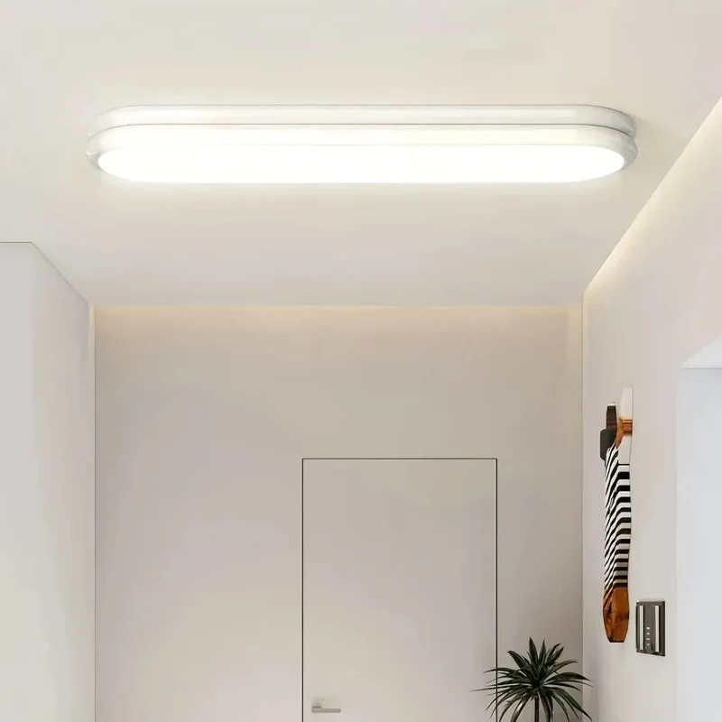 Ovale LED-Deckenleuchte modern für Flur und Eingangsbereich