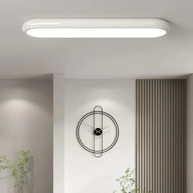 Ovale LED-Deckenleuchte modern für Flur und Eingangsbereich