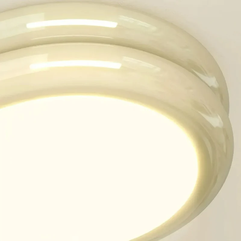 Ovale LED-Deckenleuchte modern für Flur und Eingangsbereich