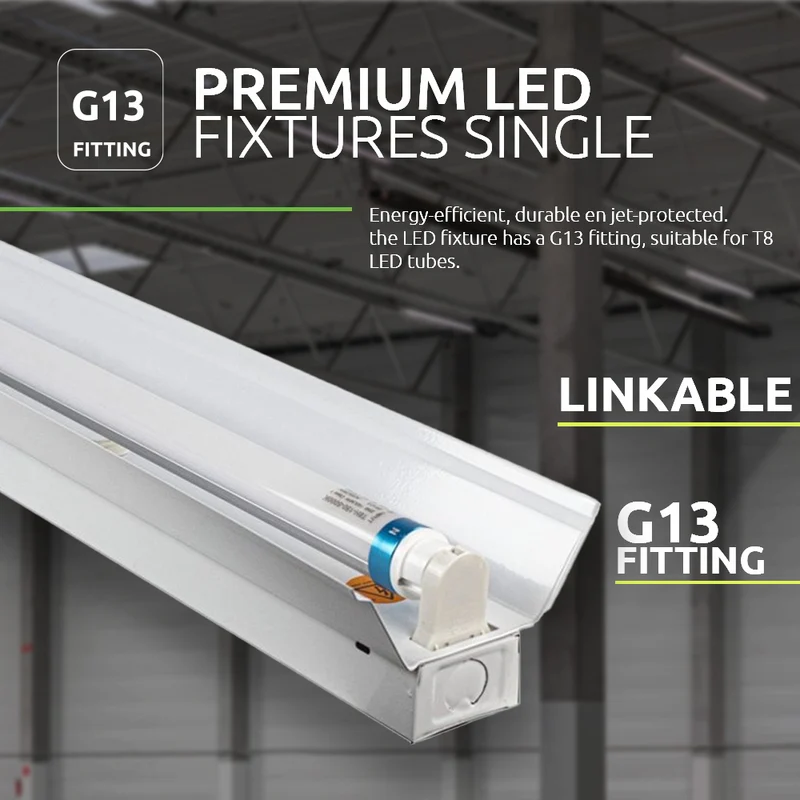 LED-Leuchtstofflampe 120 cm (einzeln) mit Reflektor