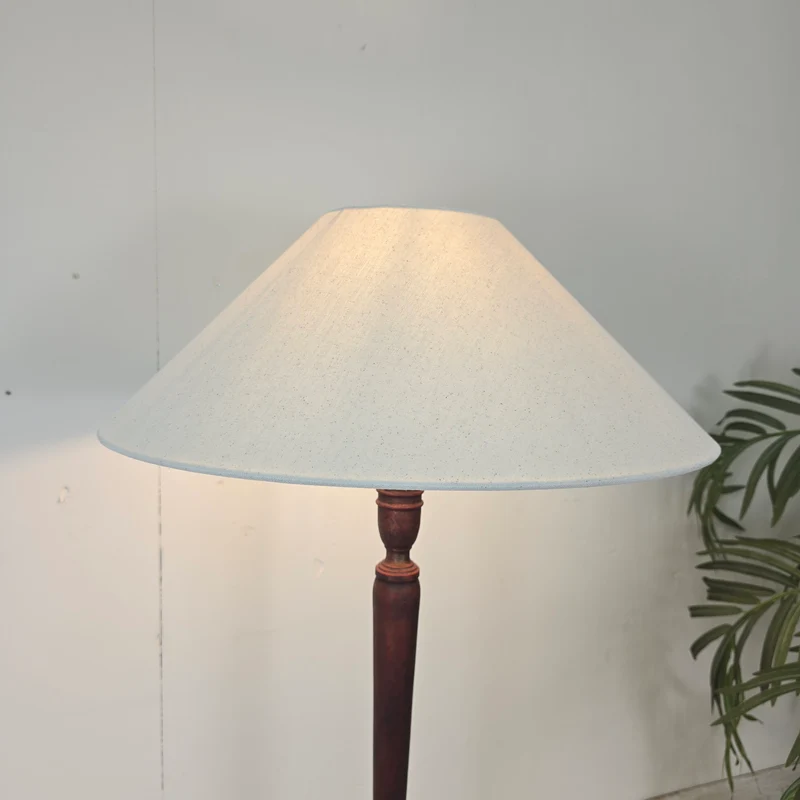 Nonlini Casa Lampenschirm R 50cm Schirm Textil Weiß Beige Deko