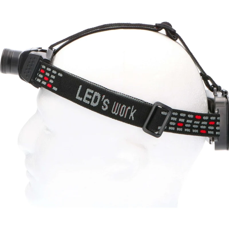 LED-Arbeitsscheinwerfer mit Batterien - Mit Zoomfunktion - Dimmbar - IP44 wasserdicht - 400 Lumen