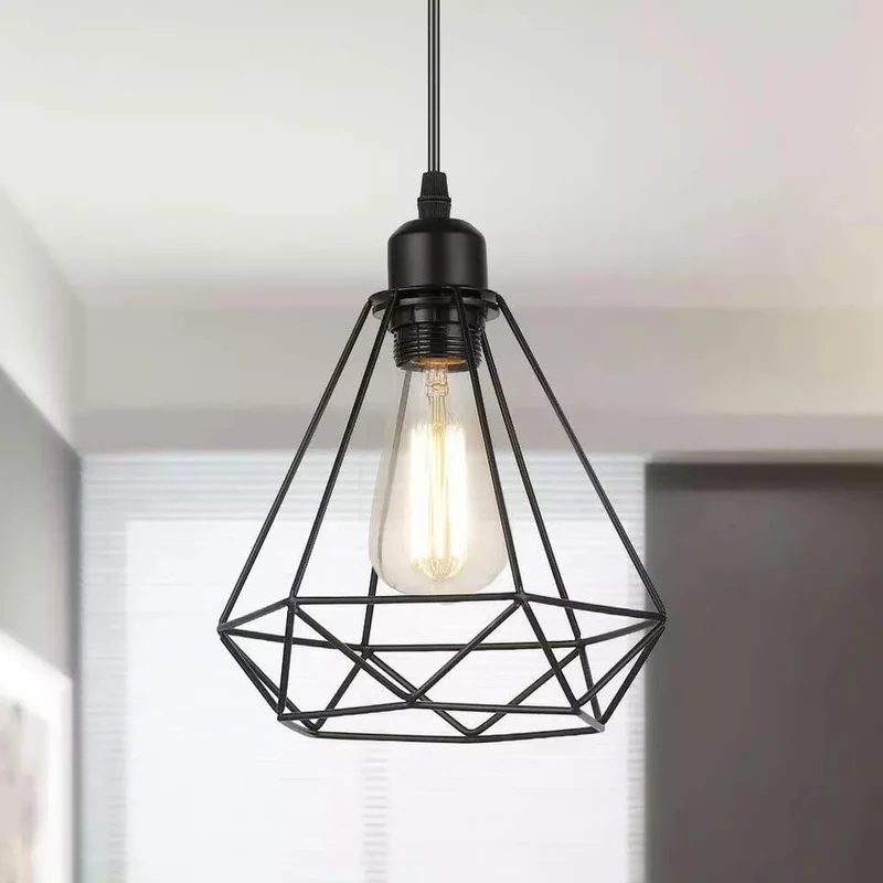 LEDSone Moderner geometrischer Käfig Lampenschirm ~3283