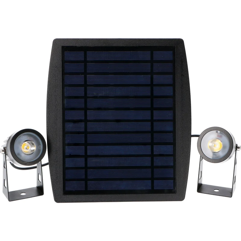 LED's Light Solar LED Gartenlampe mit Solarpanel und Erdspieß - Automatisches An- und Ausschalten - Mit Sensor - IP65 wasserdicht