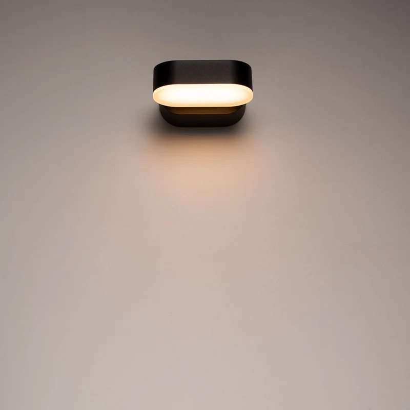 LED-Außenwandleuchte schwarz 1-flammig 7,5 Watt drehbar 340° - LED's Light