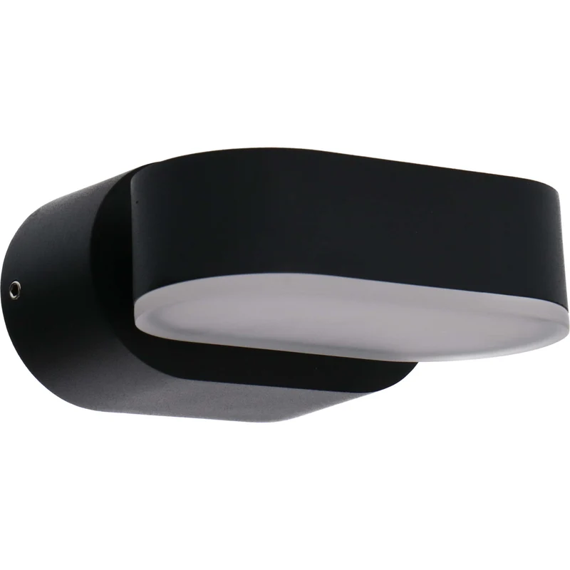 LED-Außenwandleuchte schwarz 1-flammig 7,5 Watt drehbar 340° - LED's Light