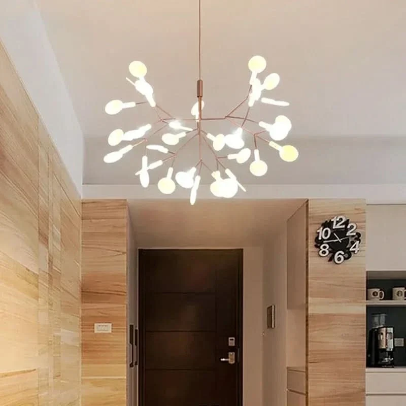 Hängeleuchte mit nordischem Design und Zweig-Motiv – Skulpturales Licht – Firefly