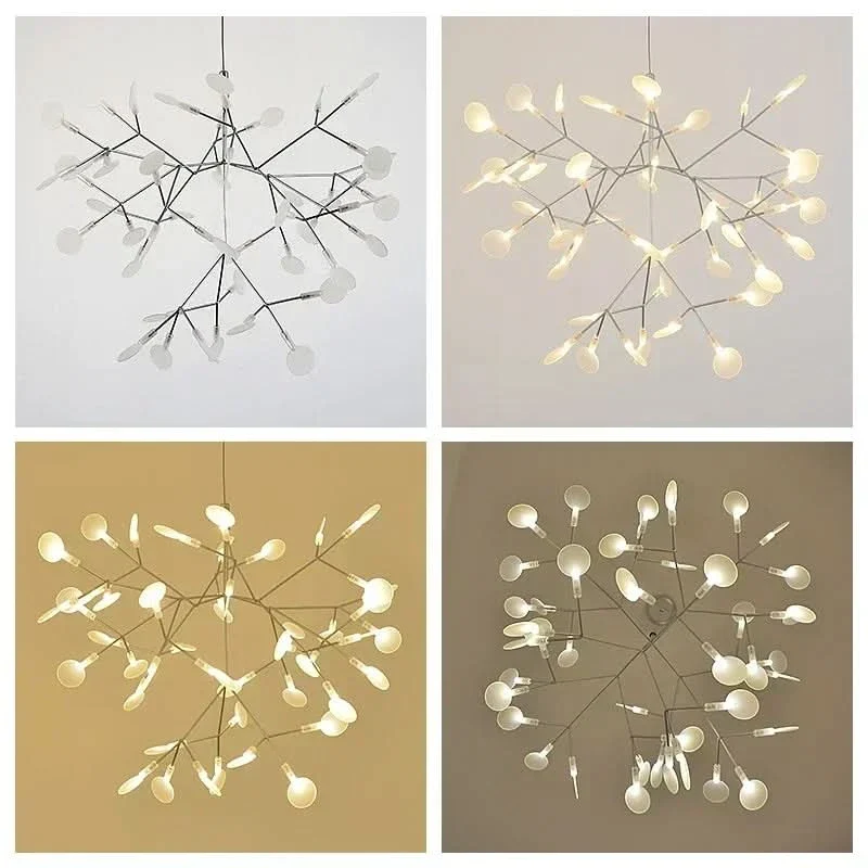 Hängeleuchte mit nordischem Design und Zweig-Motiv – Skulpturales Licht – Firefly