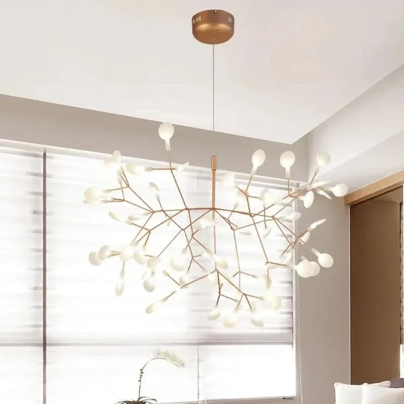 Hängeleuchte mit nordischem Design und Zweig-Motiv – Skulpturales Licht – Firefly