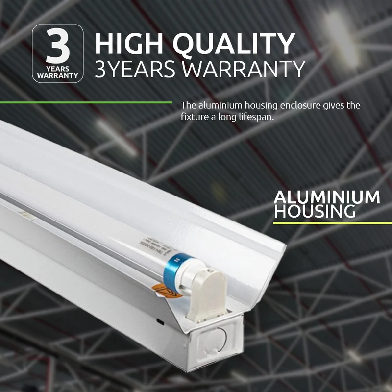 LED-Leuchtstofflampe 150 cm (einzeln) mit Reflektor