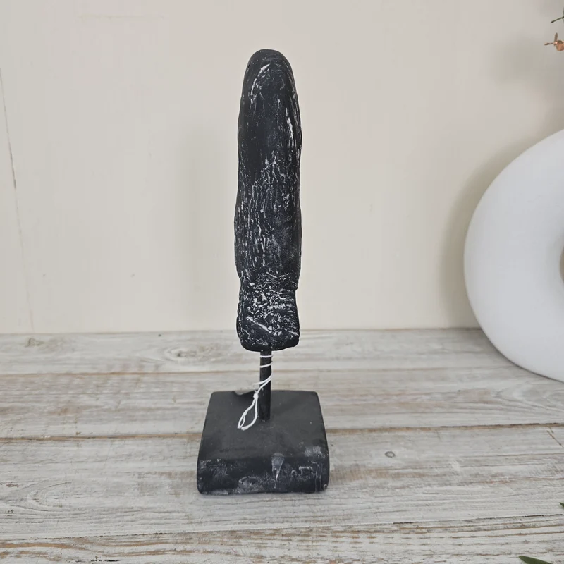 Countryfield Skulptur Moroa 30cm Schwarz Anthrazit Deko