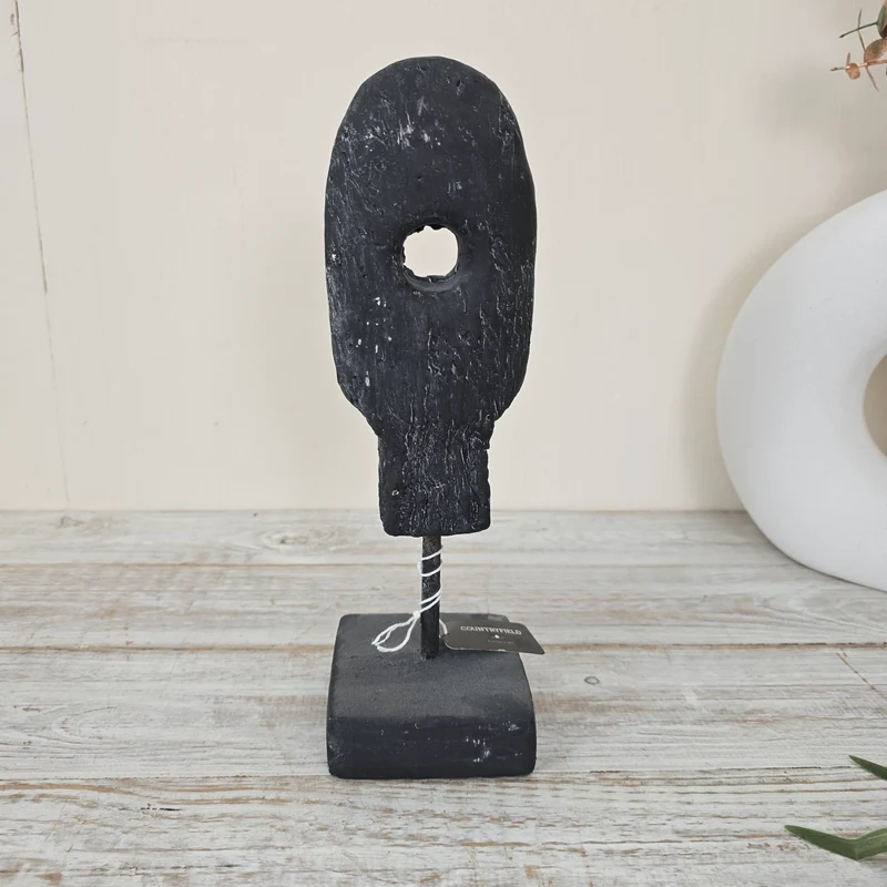 Countryfield Skulptur Moroa 30cm Schwarz Anthrazit Deko