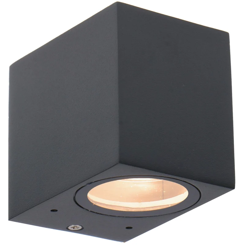 LED Wandleuchte GU10 max. 35W IP44 Anthrazit - LED's Light
