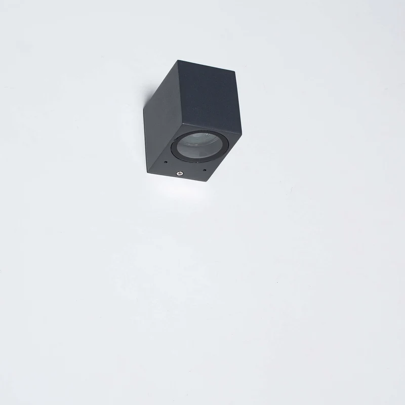 LED Wandleuchte GU10 max. 35W IP44 Anthrazit - LED's Light