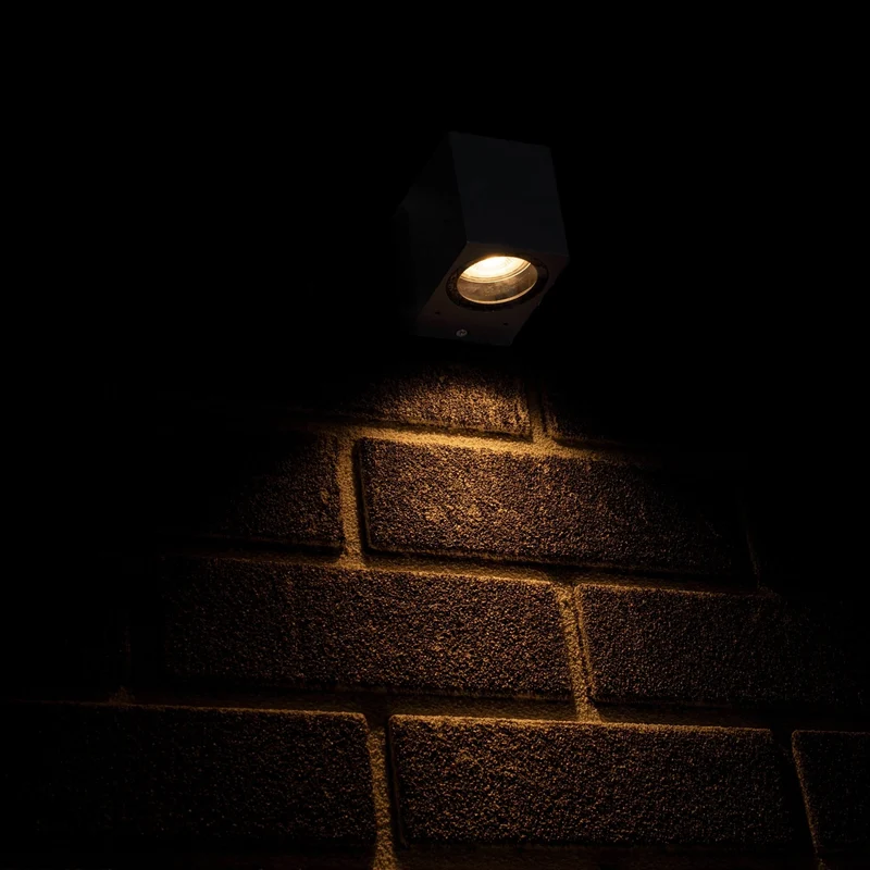 LED Wandleuchte GU10 max. 35W IP44 Anthrazit - LED's Light