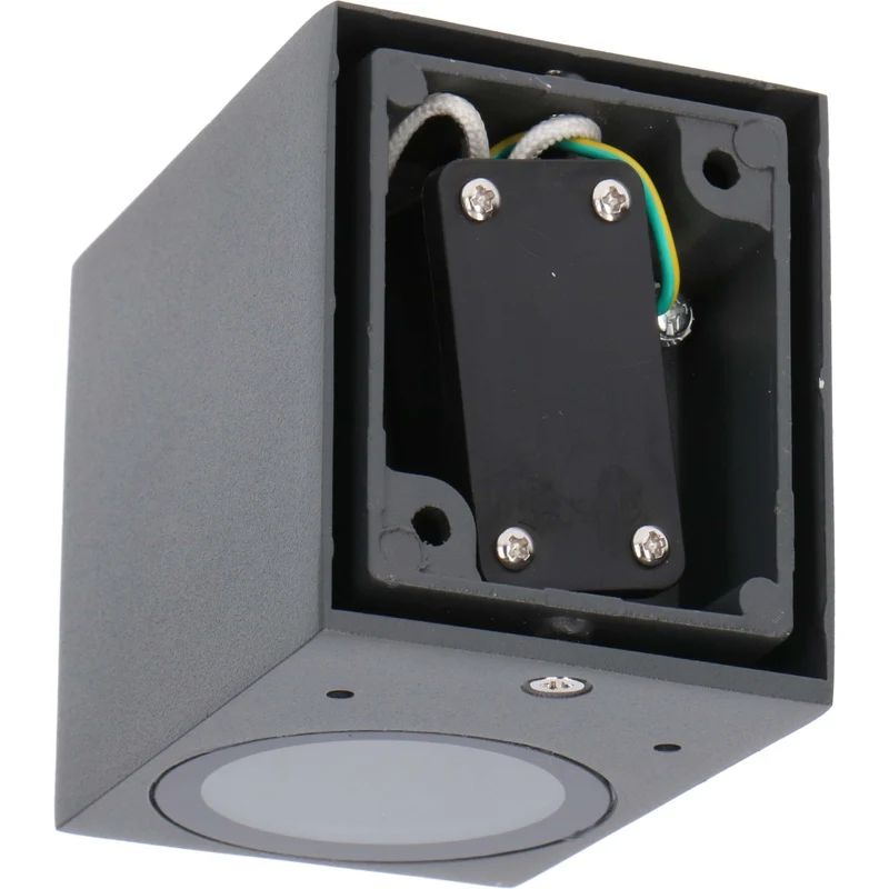 LED Wandleuchte GU10 max. 35W IP44 Anthrazit - LED's Light