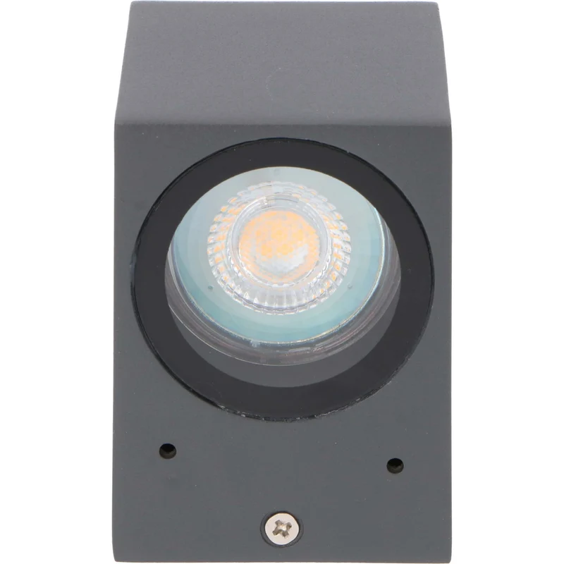 LED Wandleuchte GU10 max. 35W IP44 Anthrazit - LED's Light