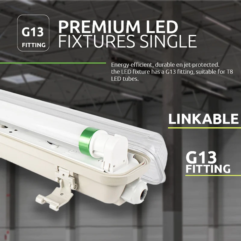 LED-Leuchtstofflampe | 150cm | IP65 wasserdicht | Für einzelne LED-Leuchtstoffröhre | High serie