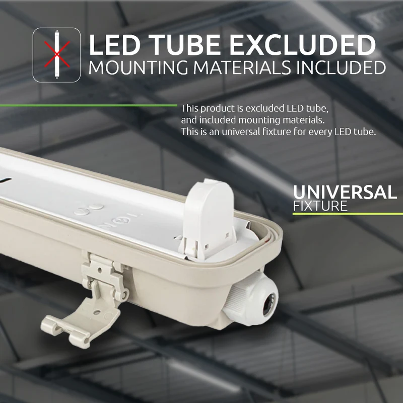 LED-Leuchtstofflampe | 150cm | IP65 wasserdicht | Für einzelne LED-Leuchtstoffröhre | High serie