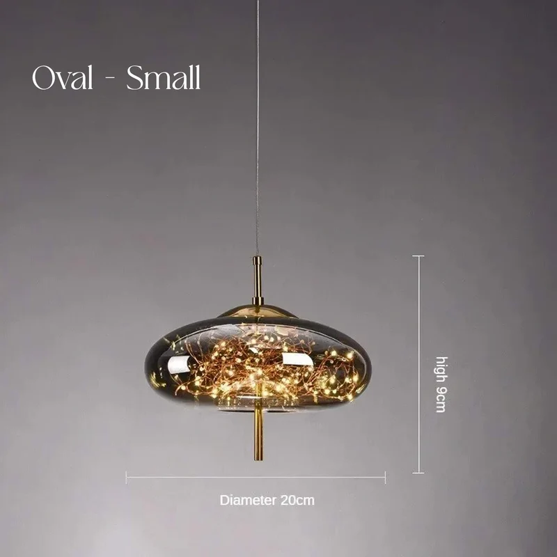 Design-Hängeleuchte Sternform Edle Materialien Feine Atmosphäre – Calista